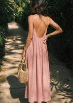 CAMI BACKLESS DRESS