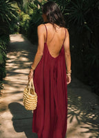CAMI BACKLESS DRESS