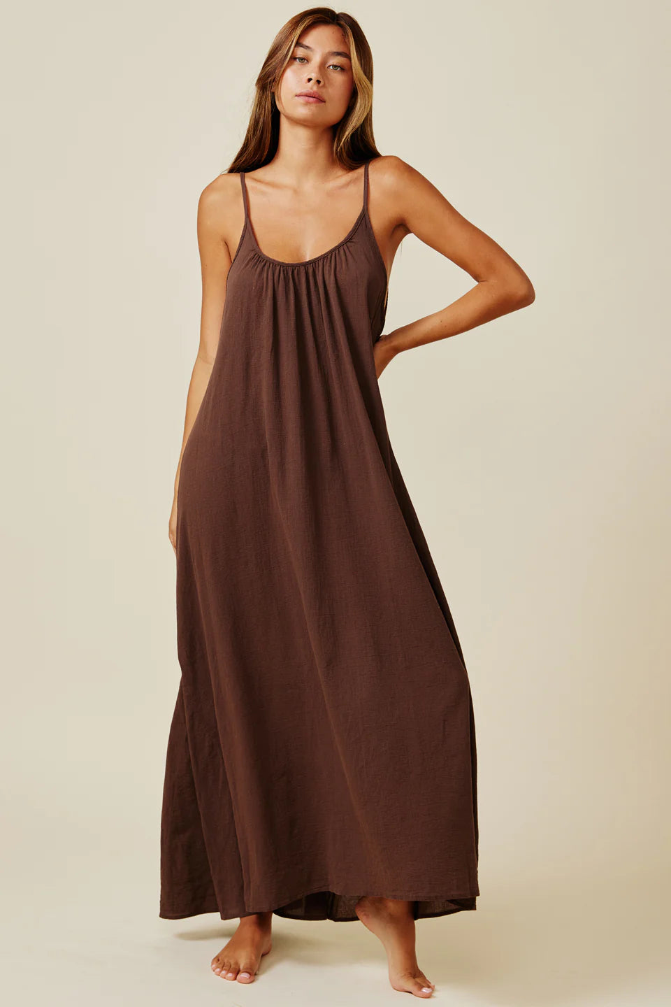 CAMI BACKLESS DRESS